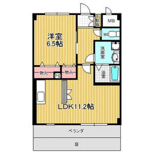 コンフォート【1階】の間取り