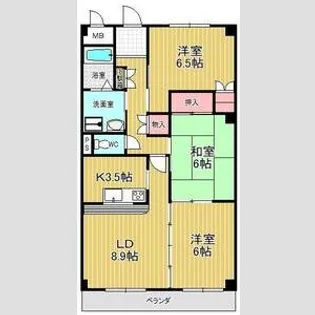 アードバンスS・T【3階】の間取り