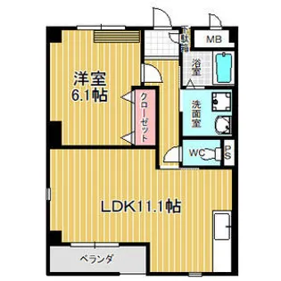 グラン ブリエ【3階】の間取り