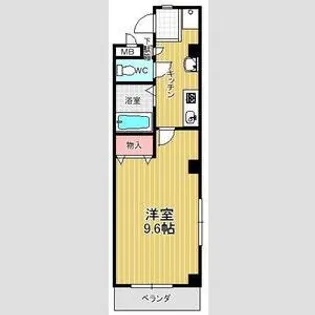 サンシャイン2【2階】の間取り