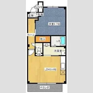 ハニーガーデン【1階】の間取り