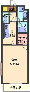 グリーンヒルズ【3階】の間取り