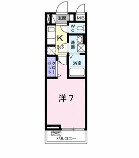 グレイスフル池見【1階】の間取り