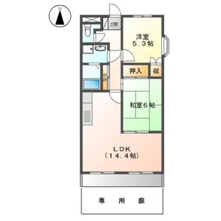 シャンパーニュ【1階】の間取り