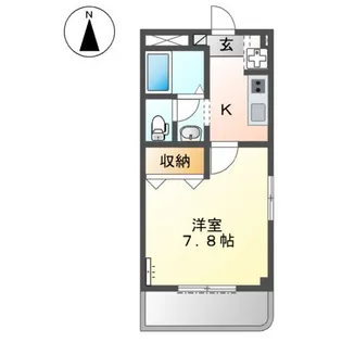 フレグランス赤池【1階】の間取り