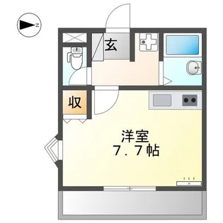 コンフォース中平【2階】の間取り