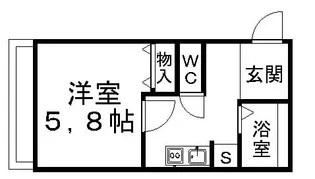 コンフォース中平【2階】の間取り