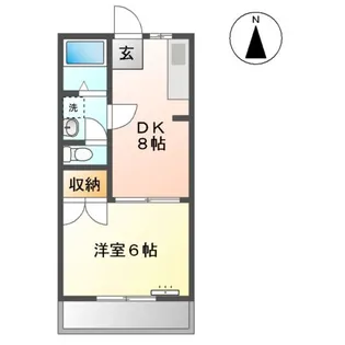 フォレストⅡ【2階】の間取り