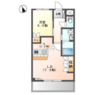ラビエールA【3階】の間取り