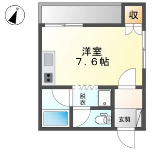 八事スチューデントビル【00202号室】の間取り