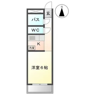 アメニティ鈴木【00205号室】の間取り