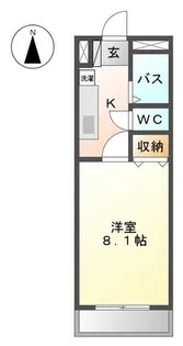 フローリィ麗【1階】の間取り