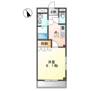 ペニーレインA【1階】の間取り