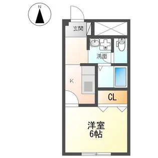 ベルビラージュ【1階】の間取り