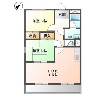 エスポア保呂【00201号室】の間取り