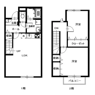 アスピリア 常安A【1階】の間取り