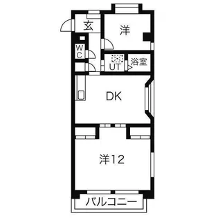 シャイン高鐘【201号室】の間取り