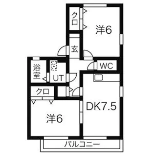 アウローラ【1階】の間取り