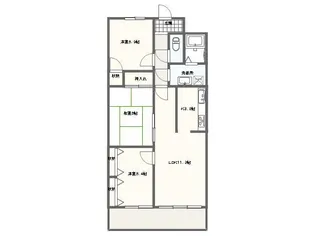 シティ・ライフ植田西【703号室号室】の間取り