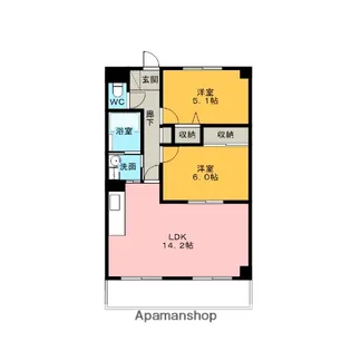Sereno Hara【1階】の間取り