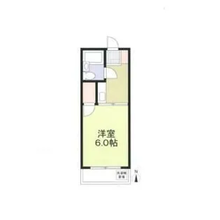 スカイブルー80【201号室】の間取り