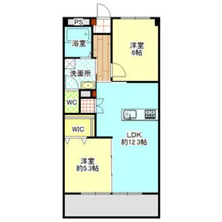 ユニーブル第2天白【1階】の間取り