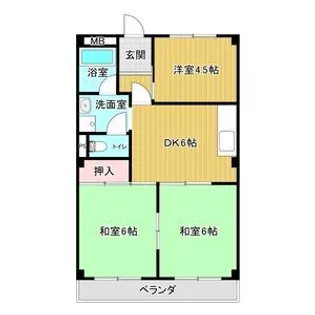 シャンポール原Ⅰ【4階】の間取り