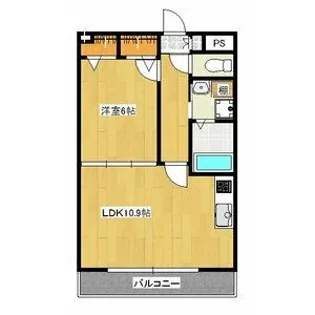 ケイズマンション赤池【1階】の間取り
