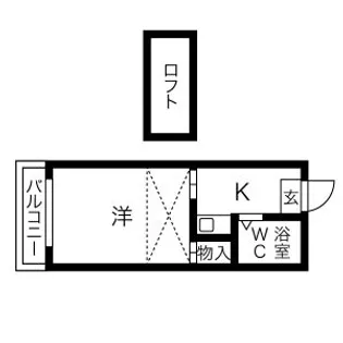 フローラ塩釜口【2階】の間取り