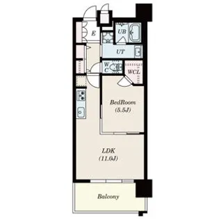 SーRESIDENCE本郷Ⅱ【12階】の間取り