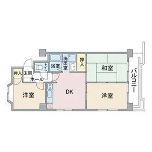 リバーサイドハーチャ【303号室】の間取り