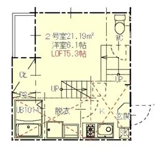 ハーモニーテラス平針Ⅲ【1階】の間取り