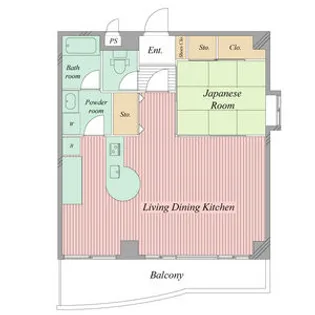 ラヴィアンムロガ【6階】の間取り