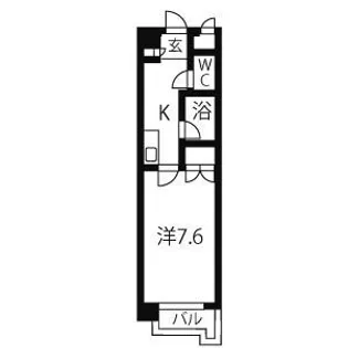 コーポ・オリオン【1階】の間取り