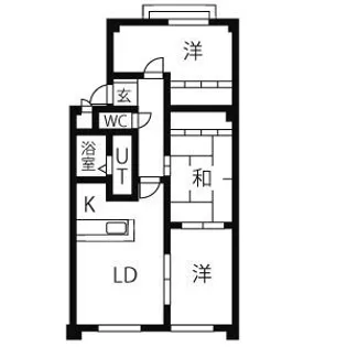 サウンズヒル【3階】の間取り
