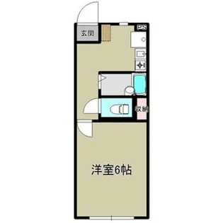 第3オオタビル【3階】の間取り