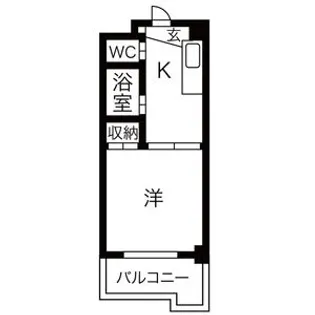 サン・ウエダビルI【2階】の間取り