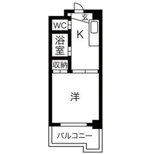 サン・ウエダビルI【1階】の間取り