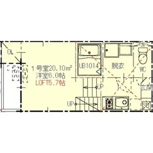 ハーモニーテラス平針Ⅳ【2階】の間取り