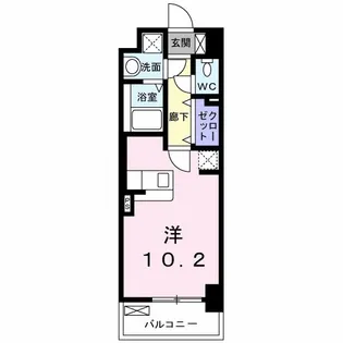 セイント野並【5階】の間取り