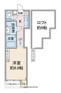 ライフステージ【2階】の間取り