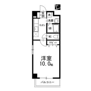 プログレスハイツ塩釜口【4階】の間取り