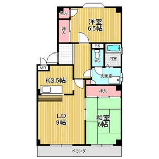 エステート徳重【2階】の間取り
