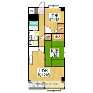 天凰ビル【6階】の間取り