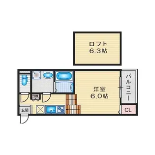 ハーモニーテラス平針Ⅱ【1階】の間取り