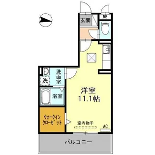 ヴェリエーロ【1階】の間取り