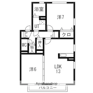 アムールⅣ【1階】の間取り