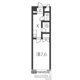 コーポ・オリオン【1階】の間取り