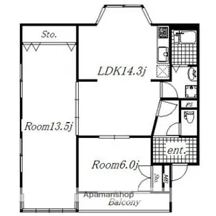 第2栄和ビル【3階】の間取り
