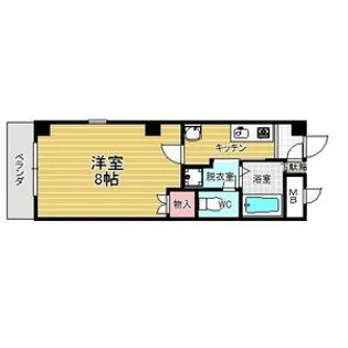 ブランシェ 平手南【1階】の間取り